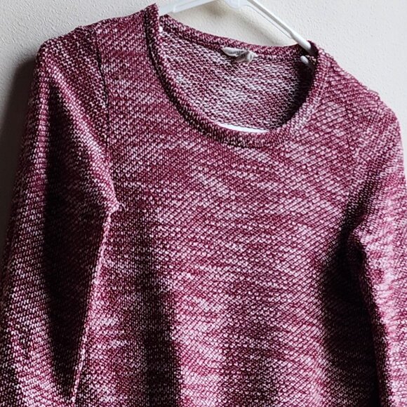 Lucky Brand Red/Cream Textile Knit Flowing Jersey Size Small - Picture 2 of 12